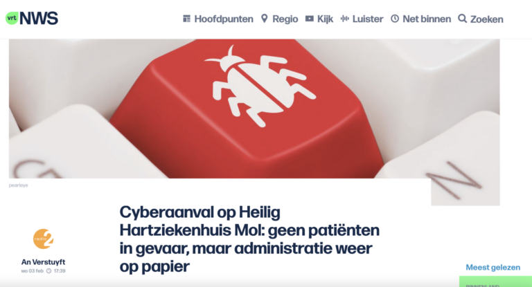 Digitale ransomware gijzelingen bij Belgische KMO’s